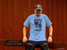 Load image into Gallery viewer, Personalized Bartending 101 T-shirt - Bartender T-shirt - Professional T-shirt - Barista Appreciation Gift - Gift for Bartender