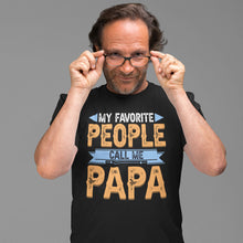 Load image into Gallery viewer, Papa | Black Tee Shirt