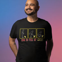Load image into Gallery viewer, How To Pick Up Chicks | Black Tee Shirt