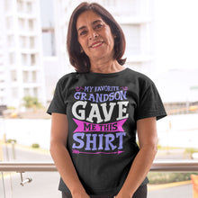 Load image into Gallery viewer, Favorite Grandson | Black Tee Shirt