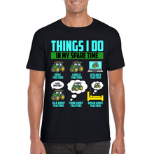 Load image into Gallery viewer, Things I Do In My Spare Time | Black Tee Shirt