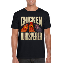 Load image into Gallery viewer, Chicken Whisperer | Black Tee Shirt