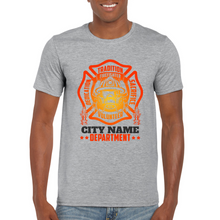 Load image into Gallery viewer, Personalized Fire Dept T-shirt - Firefighter T-shirt - Professional T-shirt - Firefighter Appreciation Gift - Gift for Firefighter