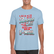 Load image into Gallery viewer, Zoom Call T-shirt - Virtual Assistant T-shirt - Professional T-shirt - VA Appreciation Gift - Gift for Virtual Assistant - Unisex T-shirt