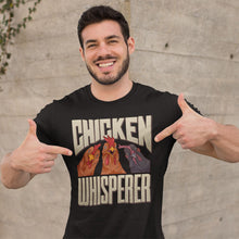 Load image into Gallery viewer, Chicken Whisperer | Black Tee Shirt
