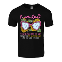 Load image into Gallery viewer, Nanatude | Black Tee Shirt
